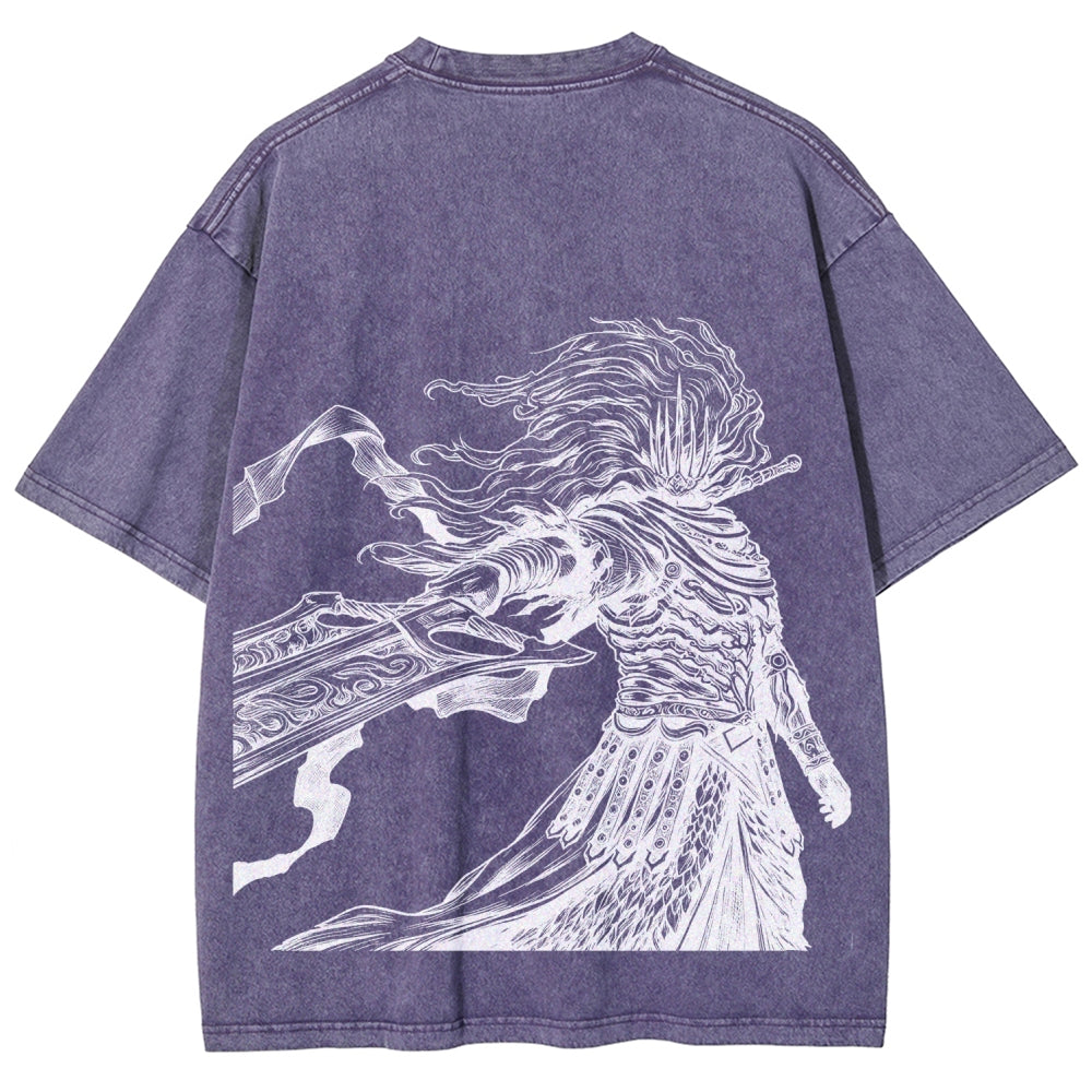 DARK SOULS Unisex Fit Washed T-Shirt 2605002952