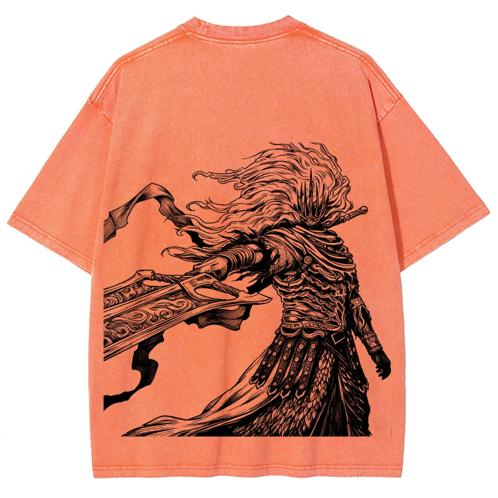 DARK SOULS Unisex Fit Washed T-Shirt 2605002952