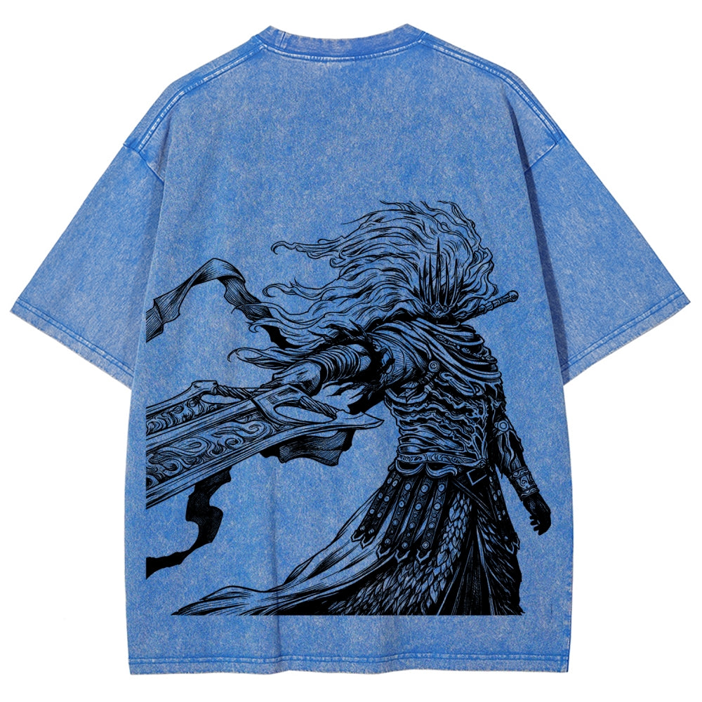 DARK SOULS Unisex Fit Washed T-Shirt 2605002952