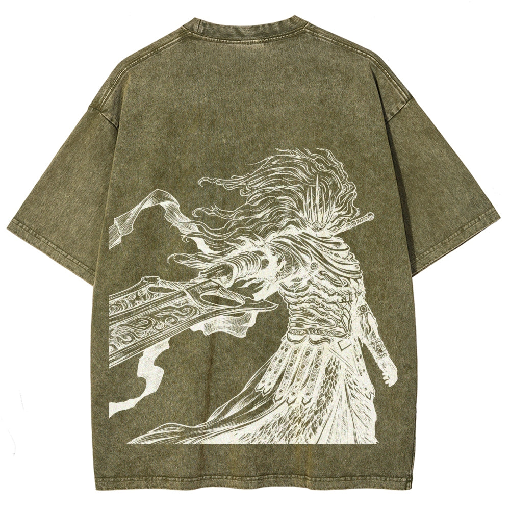 DARK SOULS Unisex Fit Washed T-Shirt 2605002952