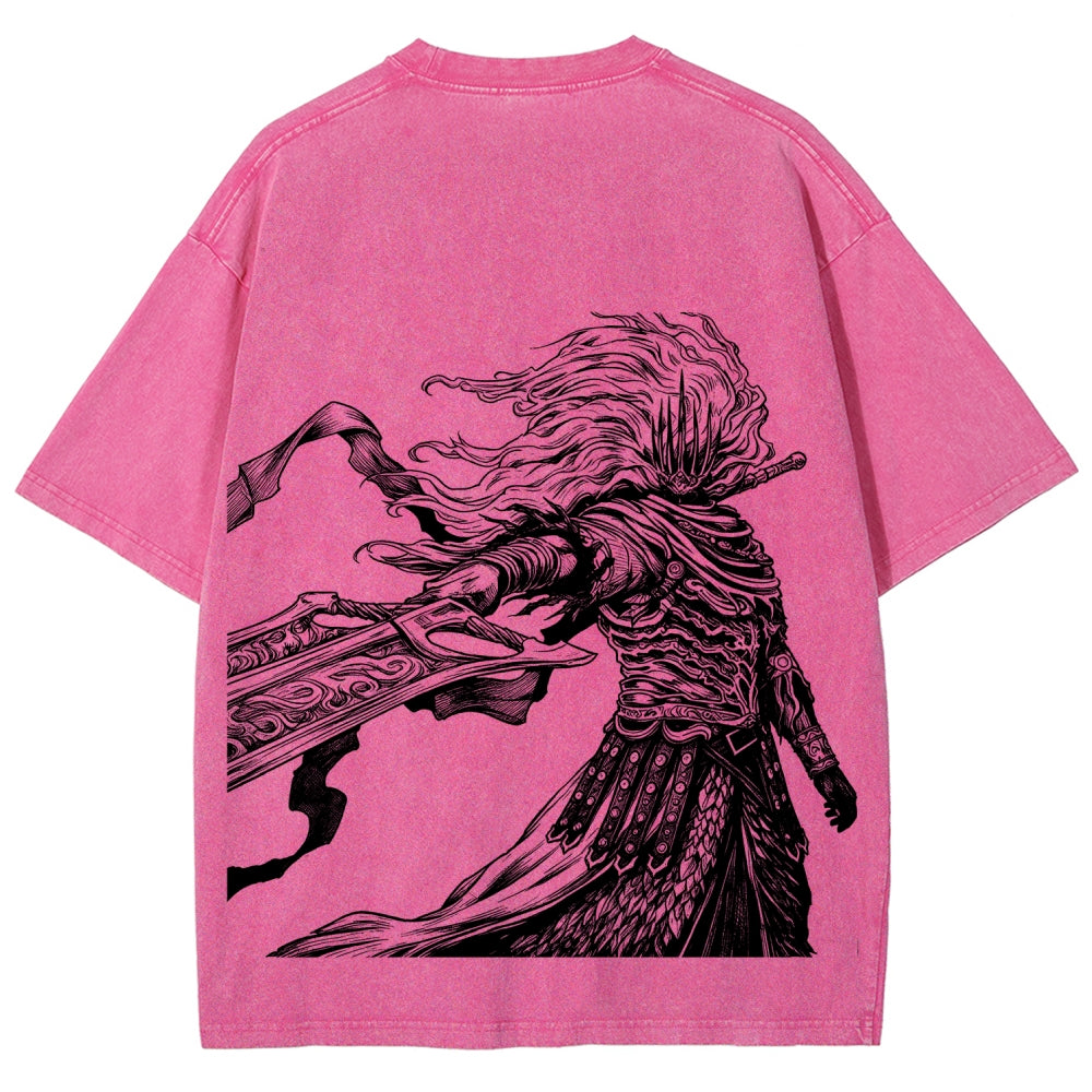 DARK SOULS Unisex Fit Washed T-Shirt 2605002952