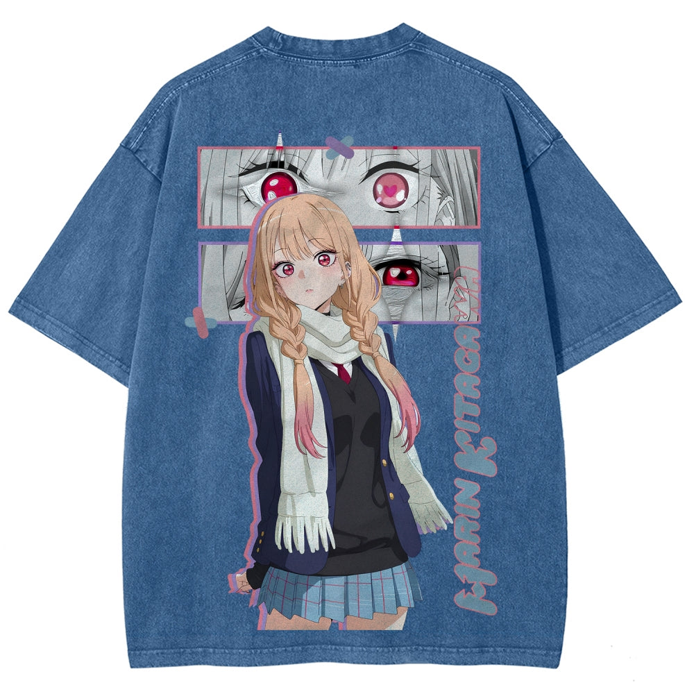 My Dress-Up Darling Marin Kitagawa Unisex Fit Washed T-Shirt 2605005216