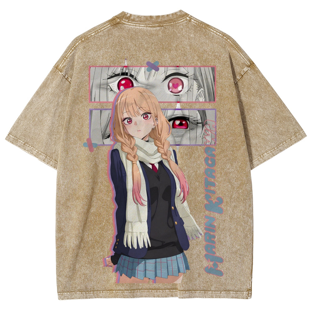 My Dress-Up Darling Marin Kitagawa Unisex Fit Washed T-Shirt 2605005216