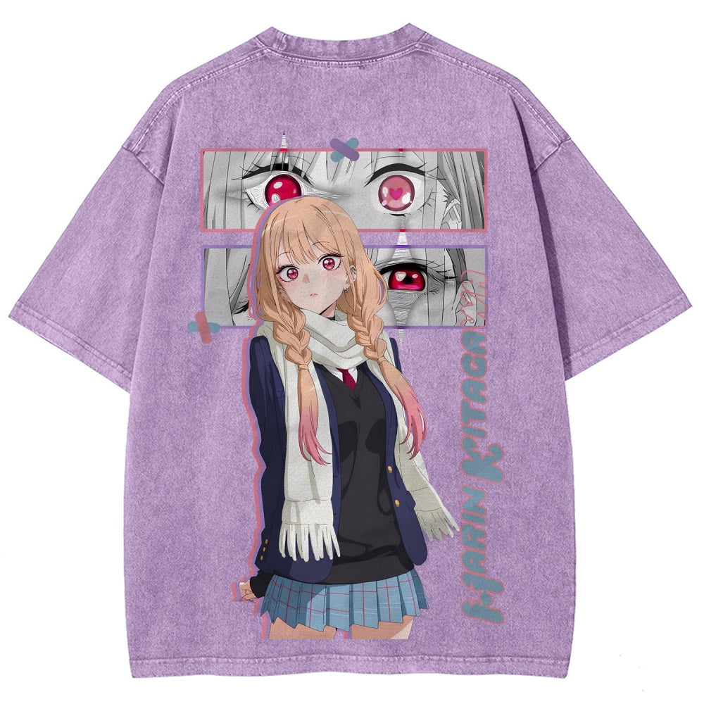 My Dress-Up Darling Marin Kitagawa Unisex Fit Washed T-Shirt 2605005216