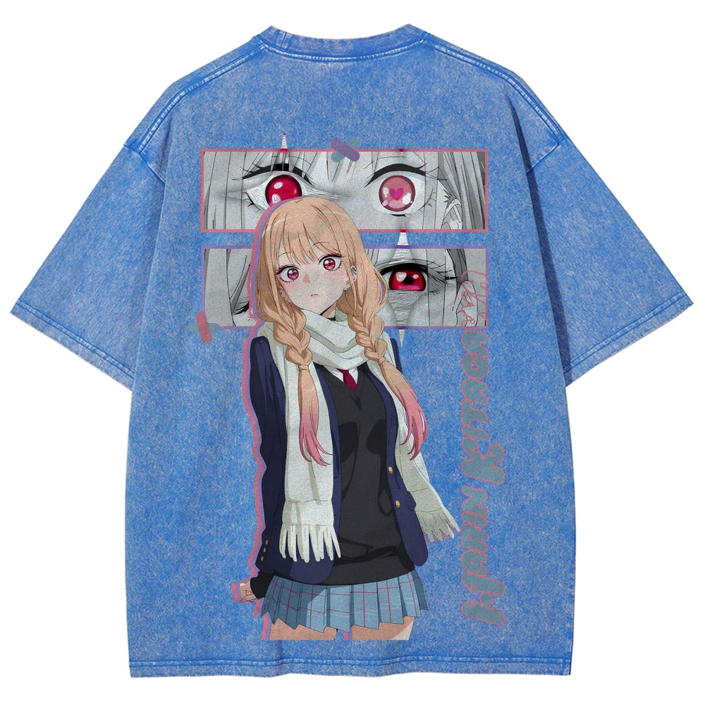 My Dress-Up Darling Marin Kitagawa Unisex Fit Washed T-Shirt 2605005216