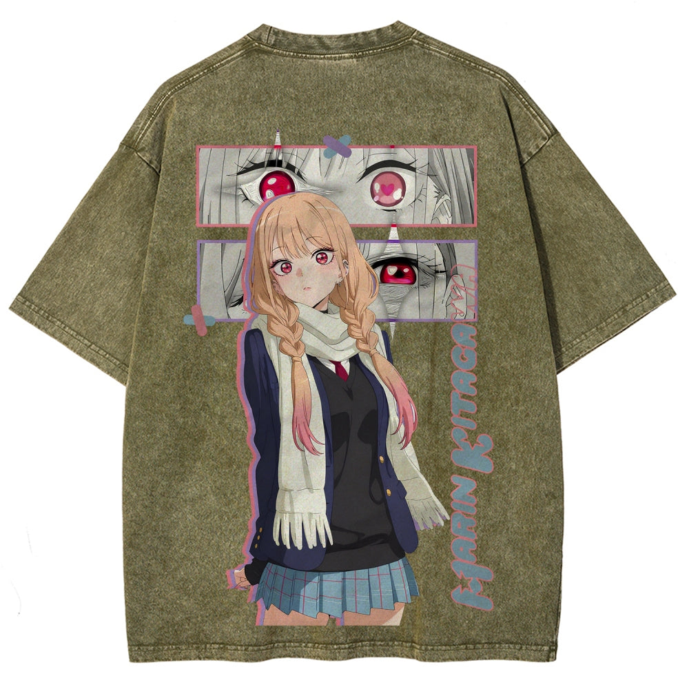 My Dress-Up Darling Marin Kitagawa Unisex Fit Washed T-Shirt 2605005216