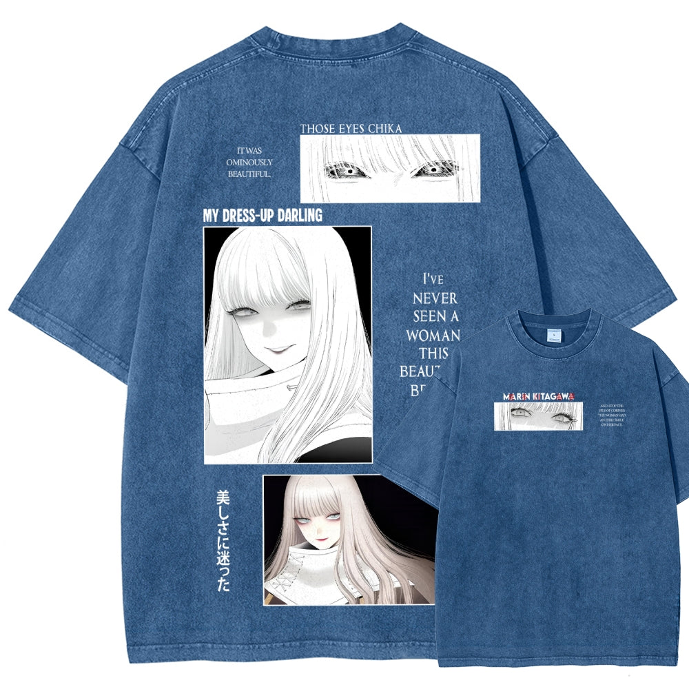My Dress-Up Darling Marin Kitagawa Unisex Fit Washed T-Shirt 2605006115