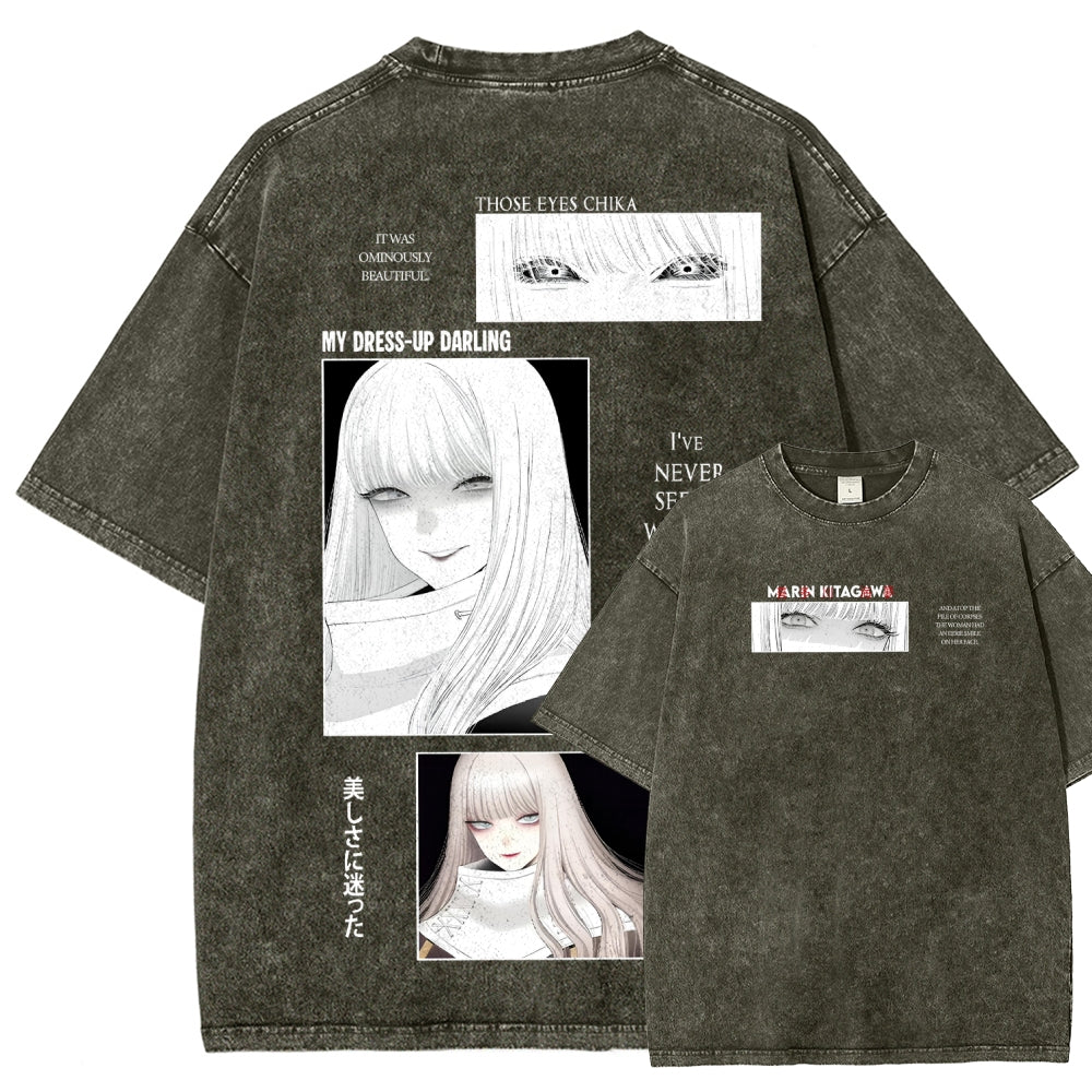 My Dress-Up Darling Marin Kitagawa Unisex Fit Washed T-Shirt 2605006115