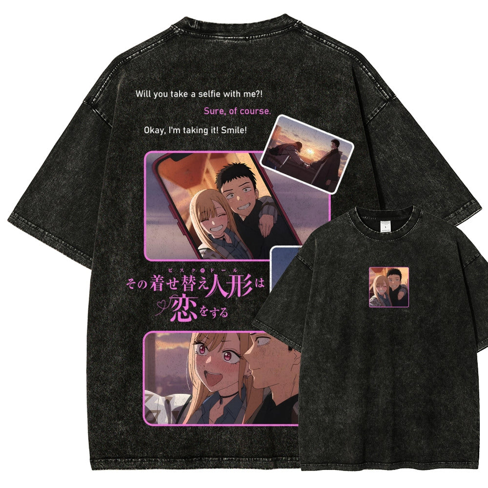My Dress-Up Darling Marin Kitagawa Unisex Fit Washed T-Shirt 2605006355