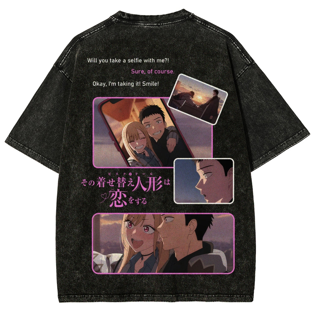 My Dress-Up Darling Marin Kitagawa Unisex Fit Washed T-Shirt 2605006355