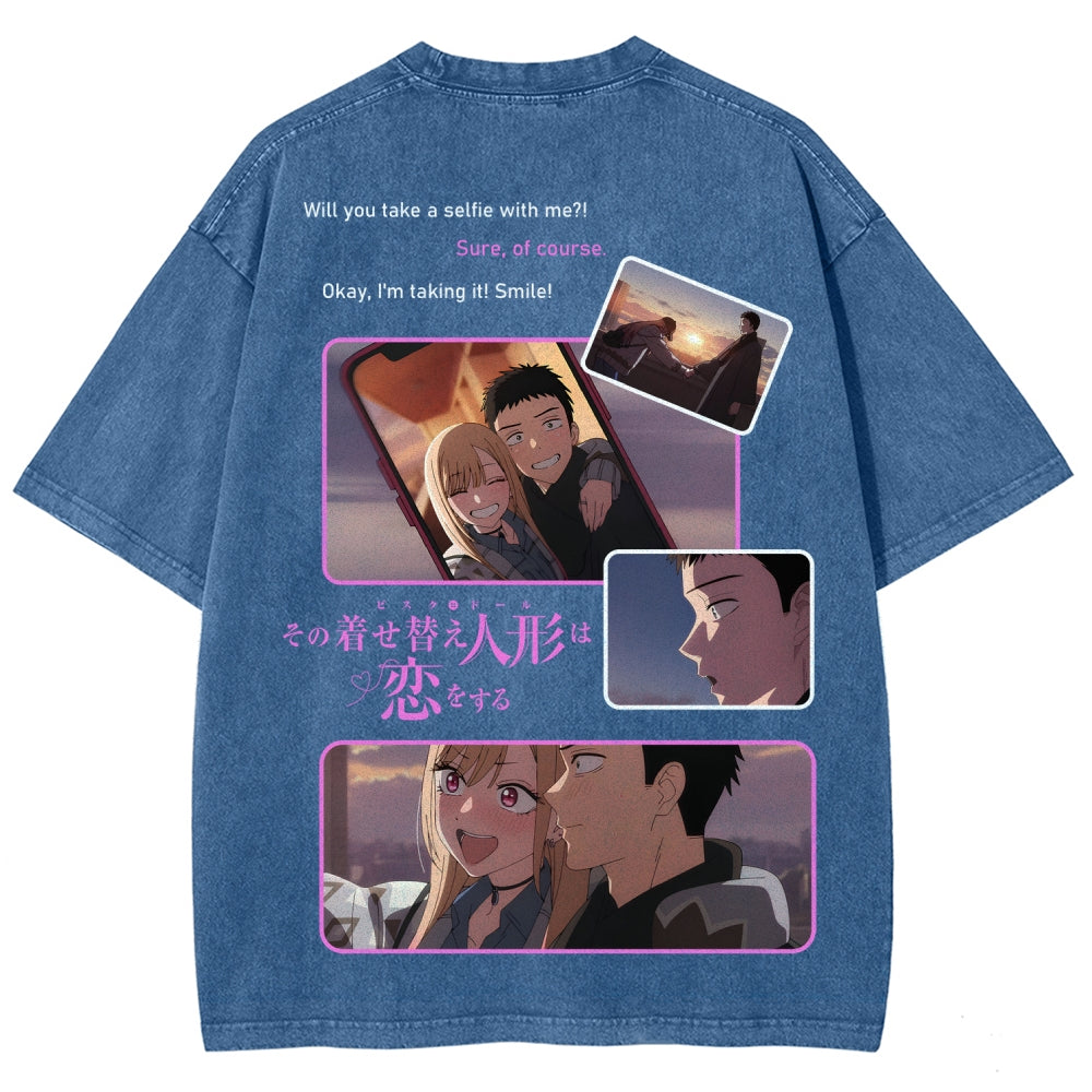 My Dress-Up Darling Marin Kitagawa Unisex Fit Washed T-Shirt 2605006355