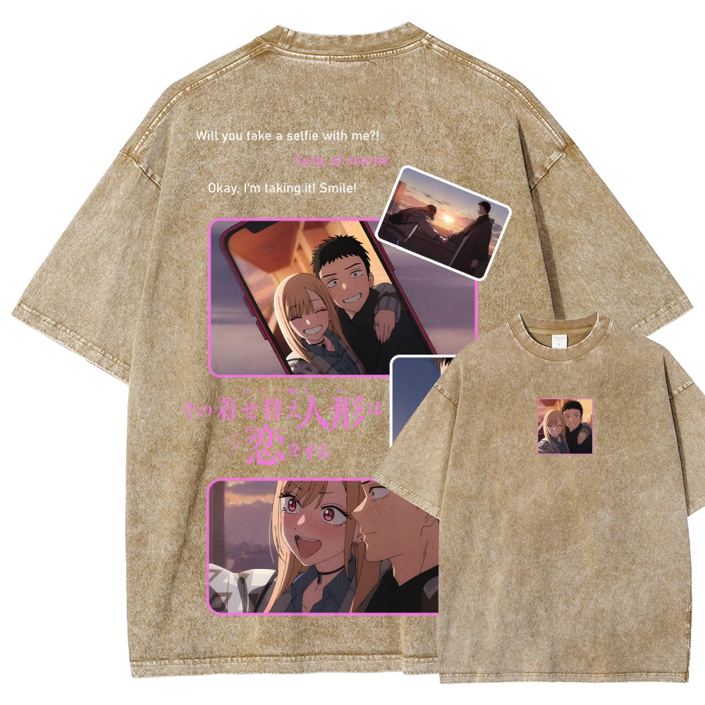 My Dress-Up Darling Marin Kitagawa Unisex Fit Washed T-Shirt 2605006355