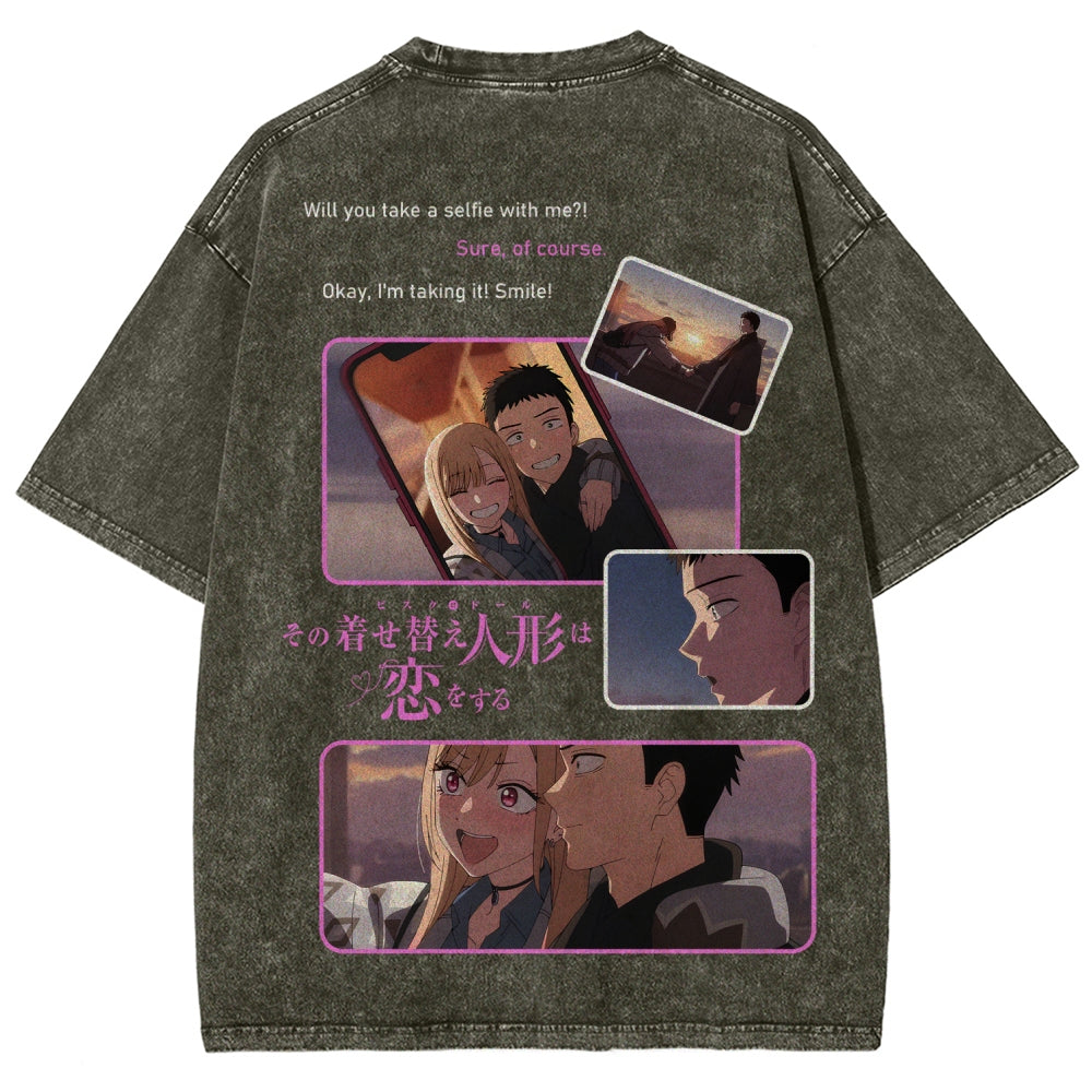 My Dress-Up Darling Marin Kitagawa Unisex Fit Washed T-Shirt 2605006355