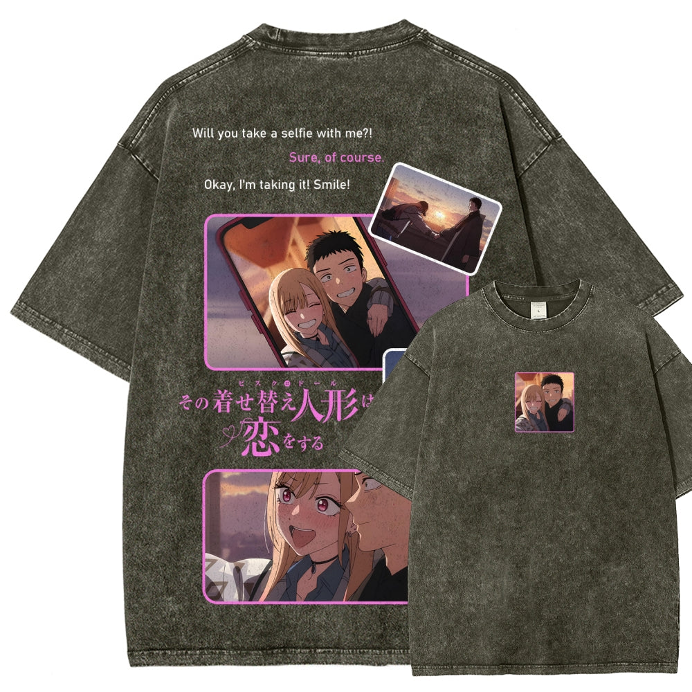 My Dress-Up Darling Marin Kitagawa Unisex Fit Washed T-Shirt 2605006355