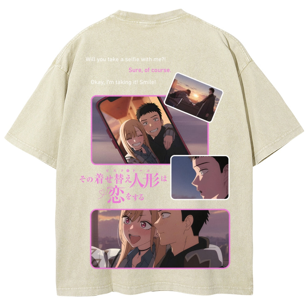 My Dress-Up Darling Marin Kitagawa Unisex Fit Washed T-Shirt 2605006355