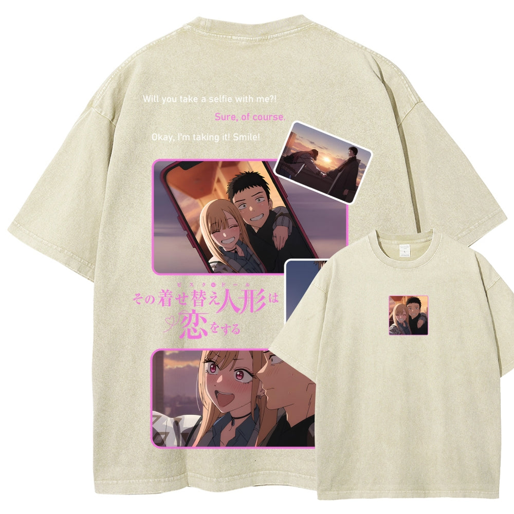 My Dress-Up Darling Marin Kitagawa Unisex Fit Washed T-Shirt 2605006355