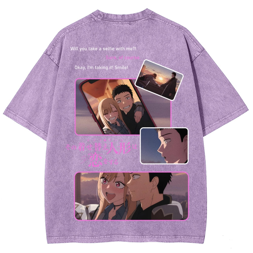 My Dress-Up Darling Marin Kitagawa Unisex Fit Washed T-Shirt 2605006355