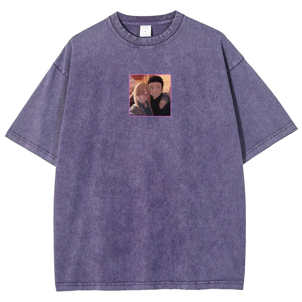 My Dress-Up Darling Marin Kitagawa Unisex Fit Washed T-Shirt 2605006355