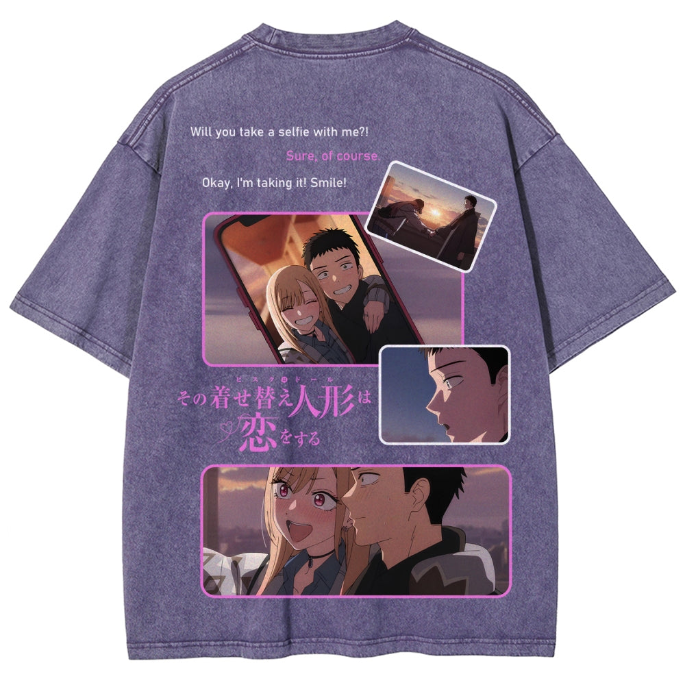 My Dress-Up Darling Marin Kitagawa Unisex Fit Washed T-Shirt 2605006355