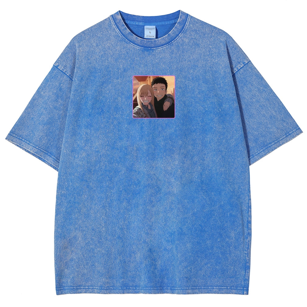 My Dress-Up Darling Marin Kitagawa Unisex Fit Washed T-Shirt 2605006355