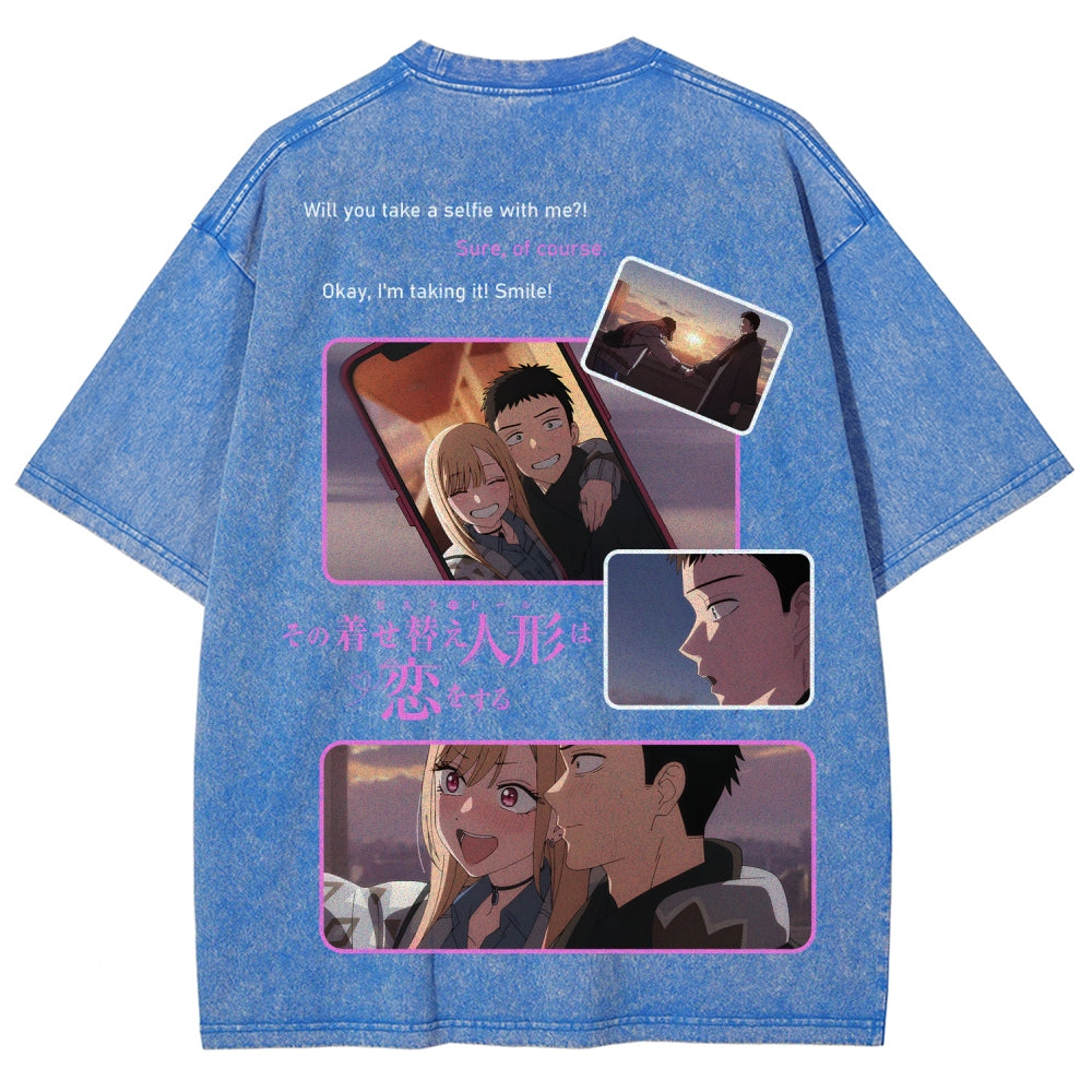 My Dress-Up Darling Marin Kitagawa Unisex Fit Washed T-Shirt 2605006355