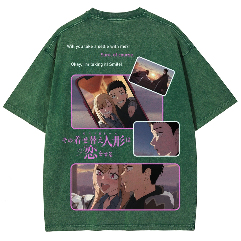 My Dress-Up Darling Marin Kitagawa Unisex Fit Washed T-Shirt 2605006355
