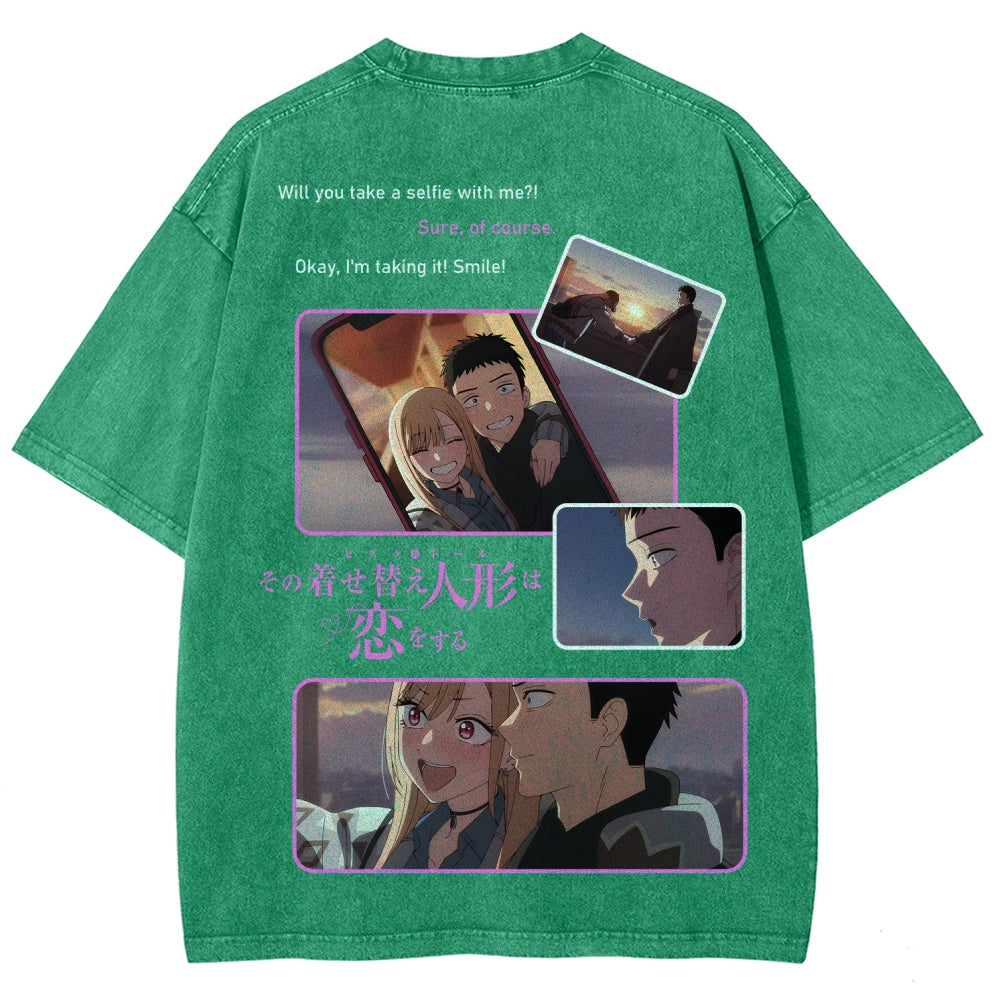 My Dress-Up Darling Marin Kitagawa Unisex Fit Washed T-Shirt 2605006355