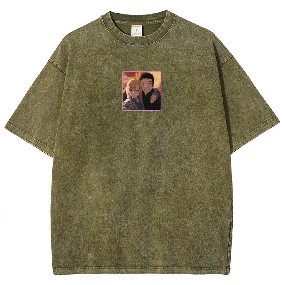 My Dress-Up Darling Marin Kitagawa Unisex Fit Washed T-Shirt 2605006355
