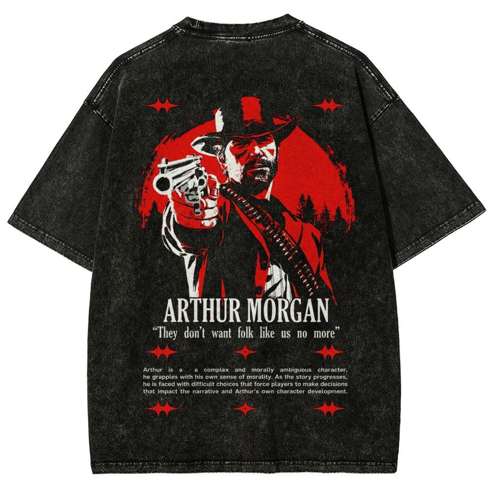 Red Dead Redemption Unisex Fit Washed T-Shirt 2605006934