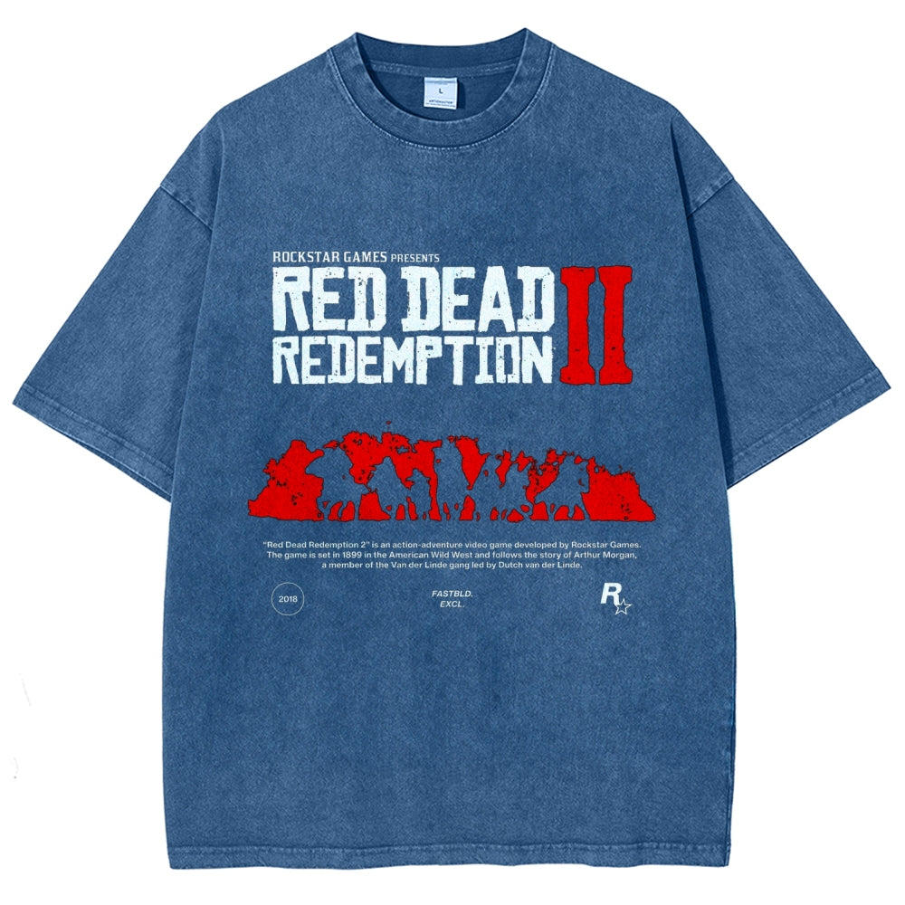 Red Dead Redemption Unisex Fit Washed T-Shirt 2605006934