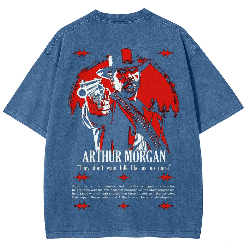 Red Dead Redemption Unisex Fit Washed T-Shirt 2605006934