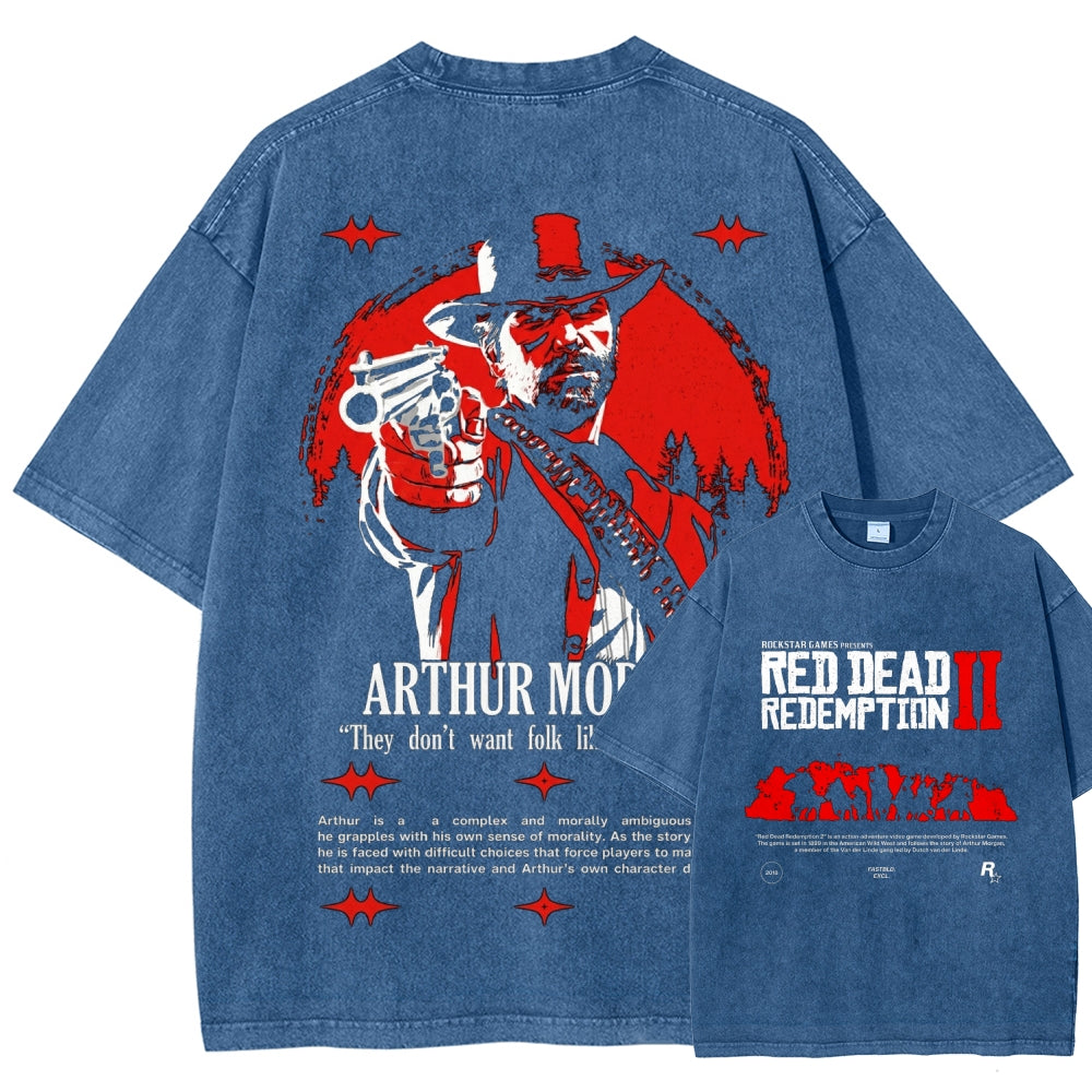 Red Dead Redemption Unisex Fit Washed T-Shirt 2605006934