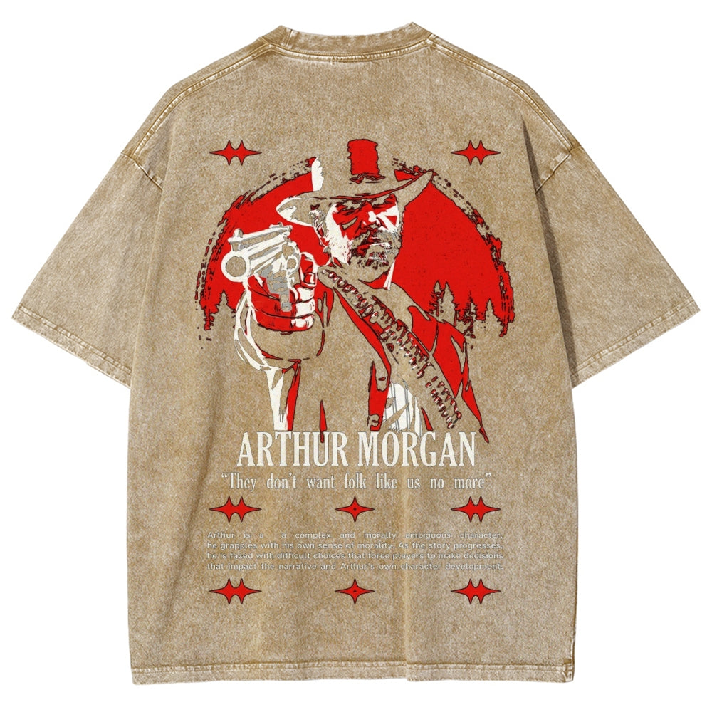 Red Dead Redemption Unisex Fit Washed T-Shirt 2605006934