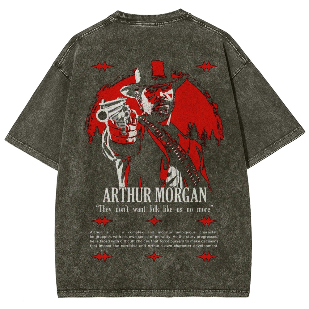 Red Dead Redemption Unisex Fit Washed T-Shirt 2605006934