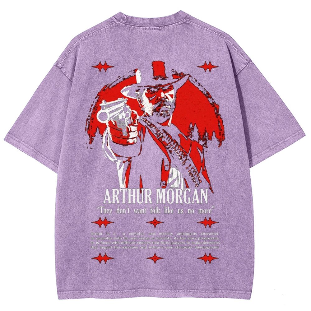 Red Dead Redemption Unisex Fit Washed T-Shirt 2605006934