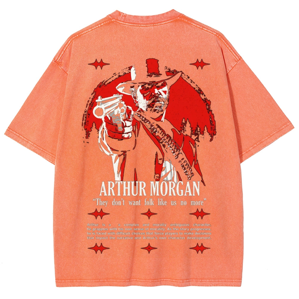 Red Dead Redemption Unisex Fit Washed T-Shirt 2605006934