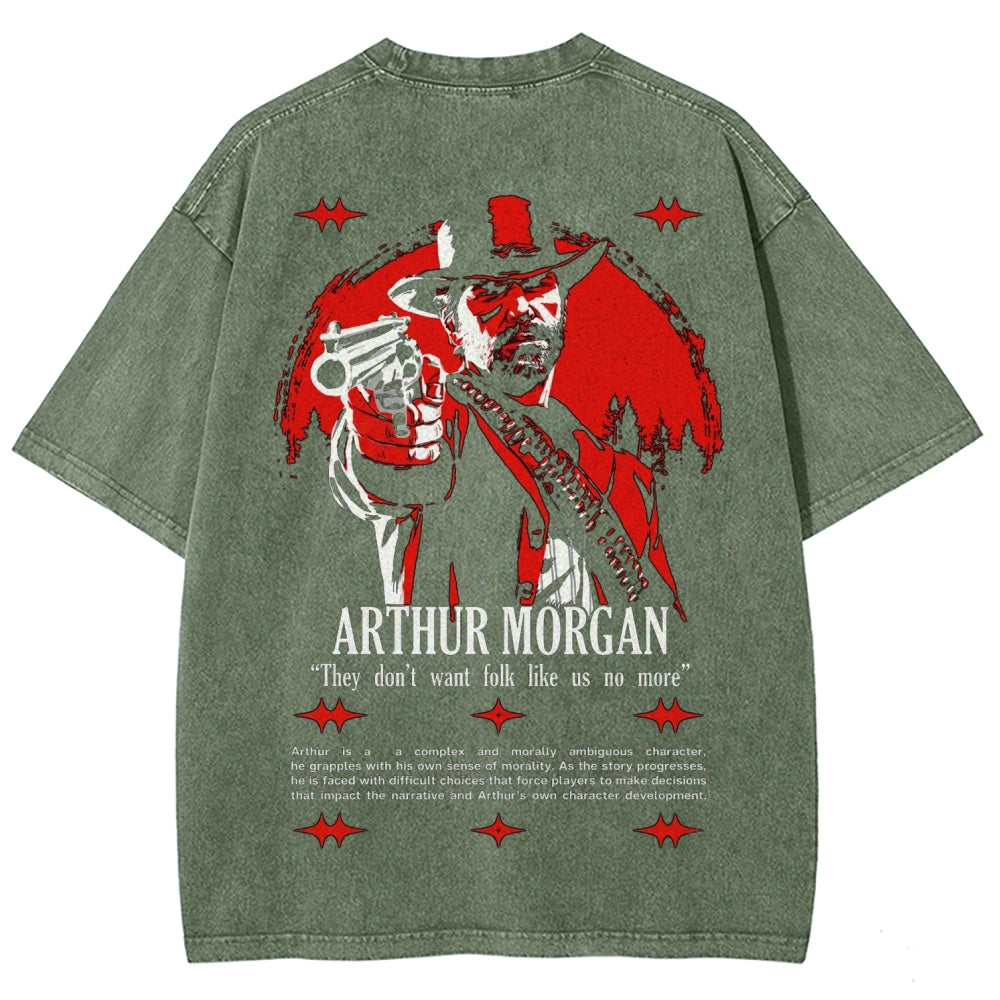 Red Dead Redemption Unisex Fit Washed T-Shirt 2605006934