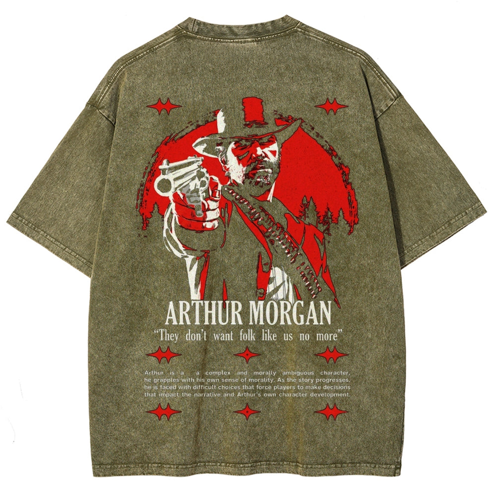Red Dead Redemption Unisex Fit Washed T-Shirt 2605006934
