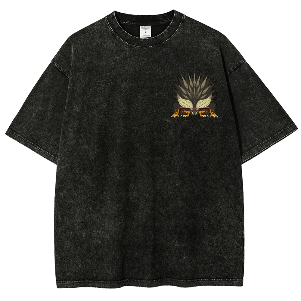 Monster Hunter Unisex Fit Washed T-Shirt 2605007688