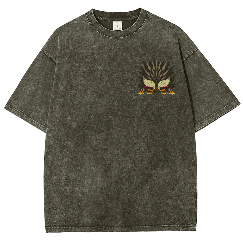 Monster Hunter Unisex Fit Washed T-Shirt 2605007688