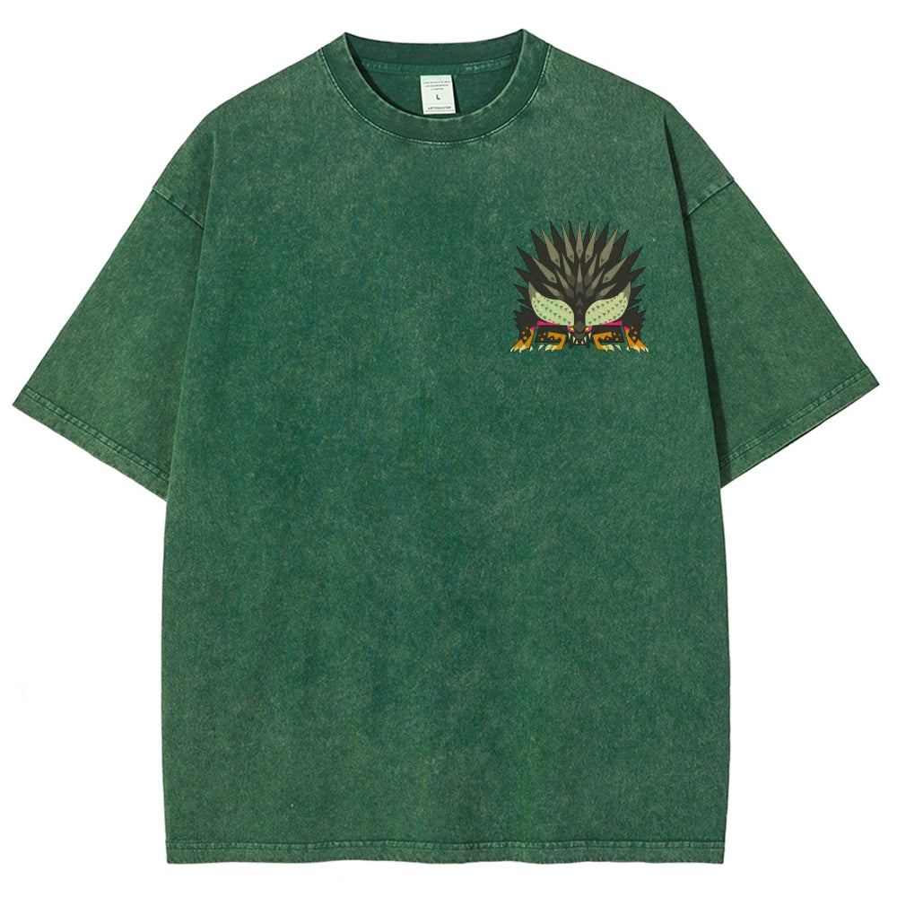 Monster Hunter Unisex Fit Washed T-Shirt 2605007688