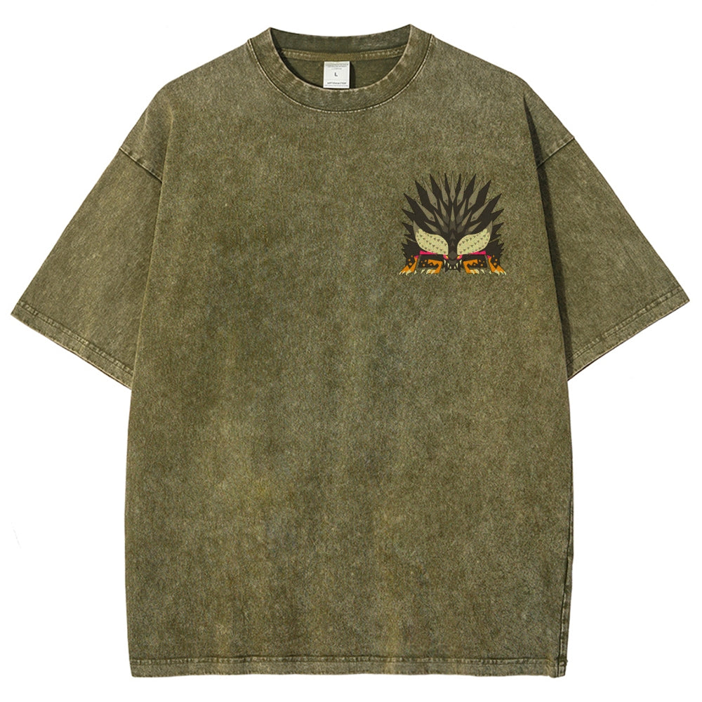 Monster Hunter Unisex Fit Washed T-Shirt 2605007688