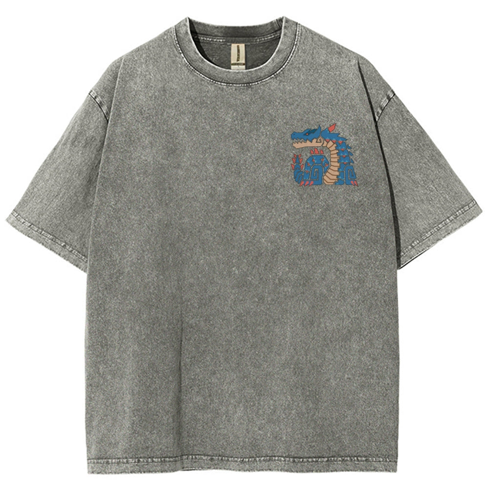 Monster Hunter Unisex Fit Washed T-Shirt 2605007711