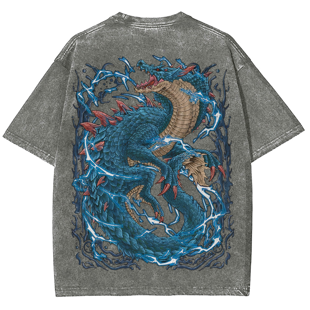 Monster Hunter Unisex Fit Washed T-Shirt 2605007711