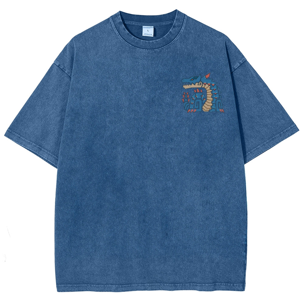 Monster Hunter Unisex Fit Washed T-Shirt 2605007711