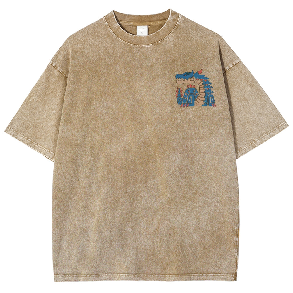 Monster Hunter Unisex Fit Washed T-Shirt 2605007711