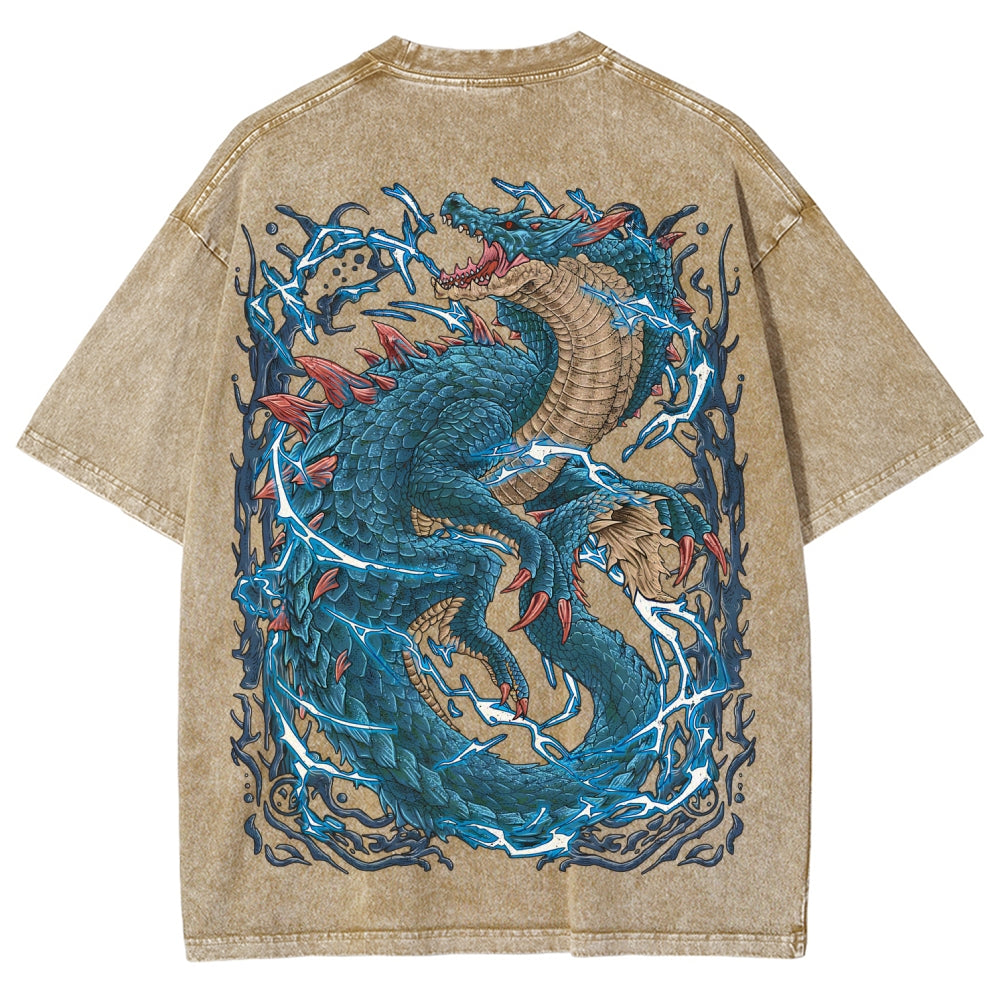 Monster Hunter Unisex Fit Washed T-Shirt 2605007711