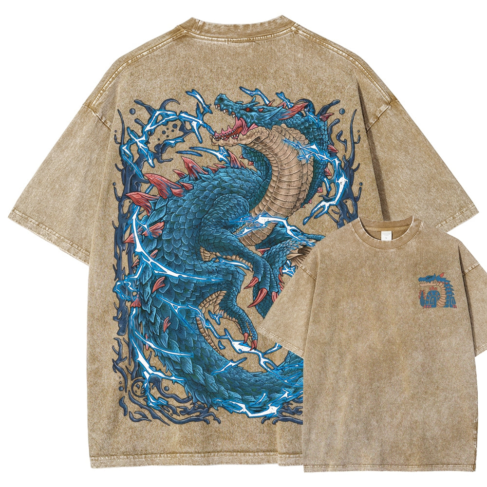 Monster Hunter Unisex Fit Washed T-Shirt 2605007711