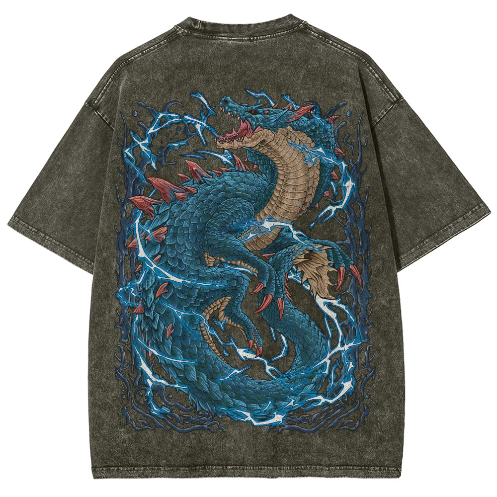 Monster Hunter Unisex Fit Washed T-Shirt 2605007711