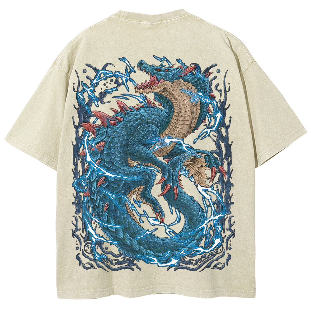 Monster Hunter Unisex Fit Washed T-Shirt 2605007711